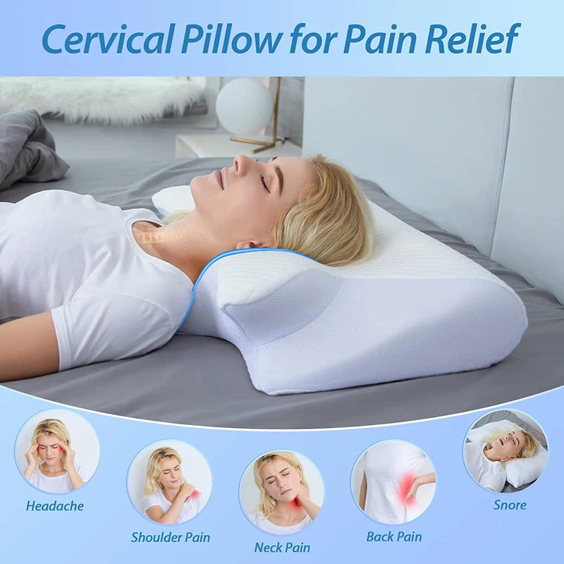 Wellora Butterfly Memory Foam Neck Pillow