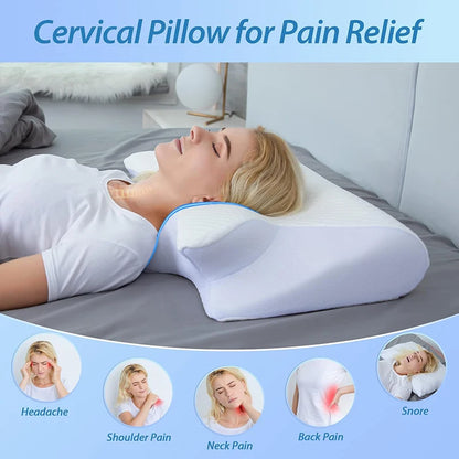 Wellora Butterfly Memory Foam Neck Pillow